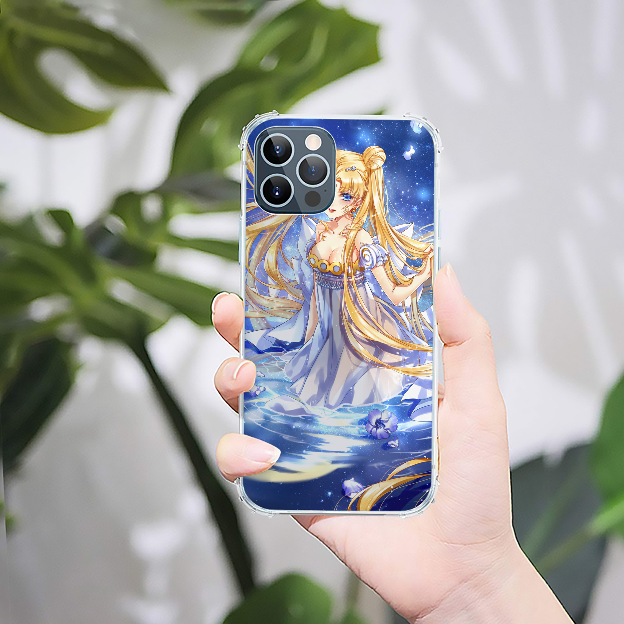 （画像用） 美少女戦士セーラームーン Sailor Moon 【iPhone 12シリーズ対応】透明スマホケース（クリアソフトケース）